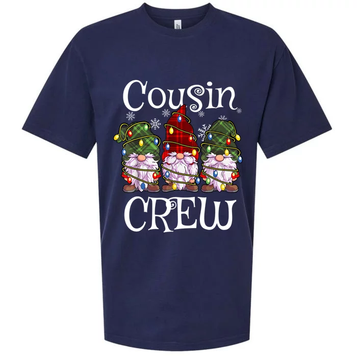 Cousin Crew Gnomies Christmas Gnome Xmas Family Matching Pjs Gift Sueded Cloud Jersey T-Shirt