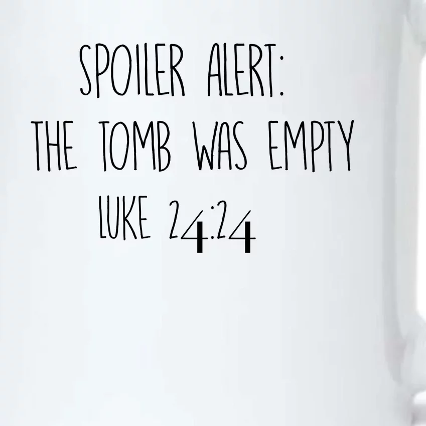 Christian Cool Gift Spoiler Alert: The Tomb Was Empty Black Color Changing Mug