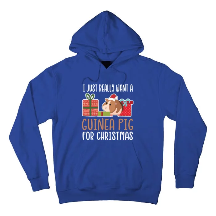 Cute Christmas Guinea Pig Owner I Want A Guinea Pig Gift Tall Hoodie