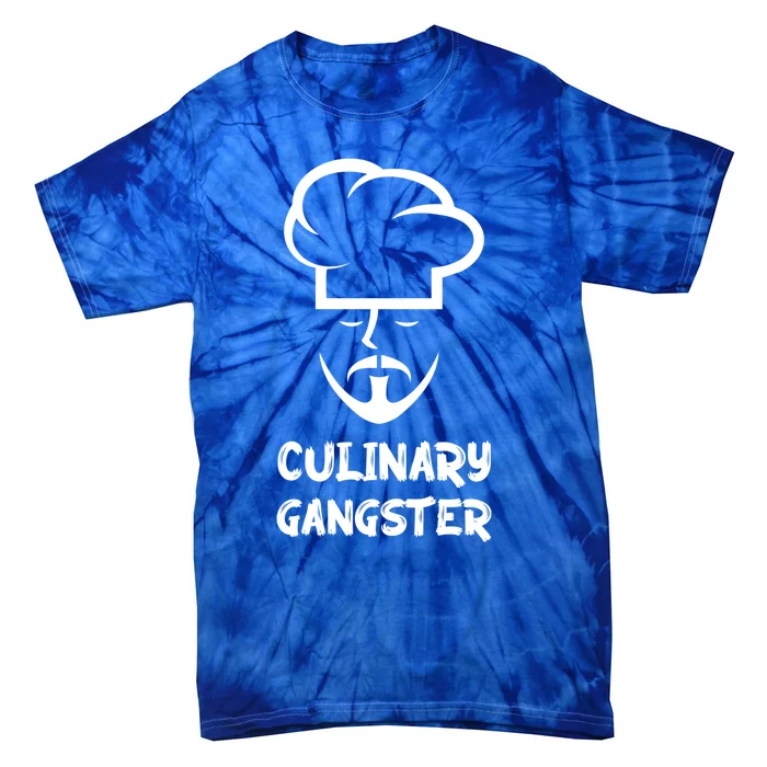 Chef Cute Gift Culinary Gangster Vintage Style Chef Gift Tie-Dye T-Shirt