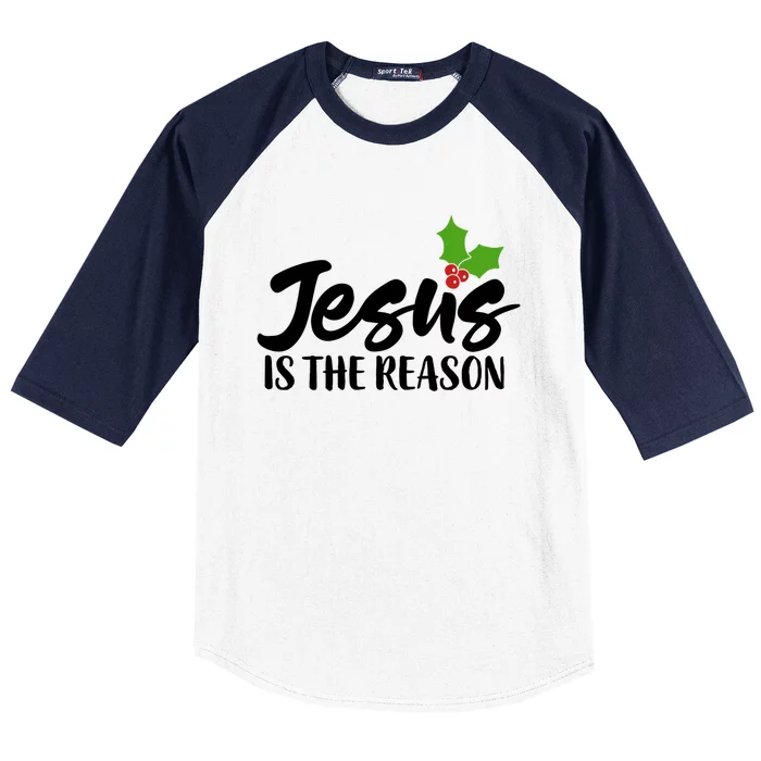 Christian Christ Gift Jesus Is The Reason For The Season Great Gift Baseball Sleeve Shirt