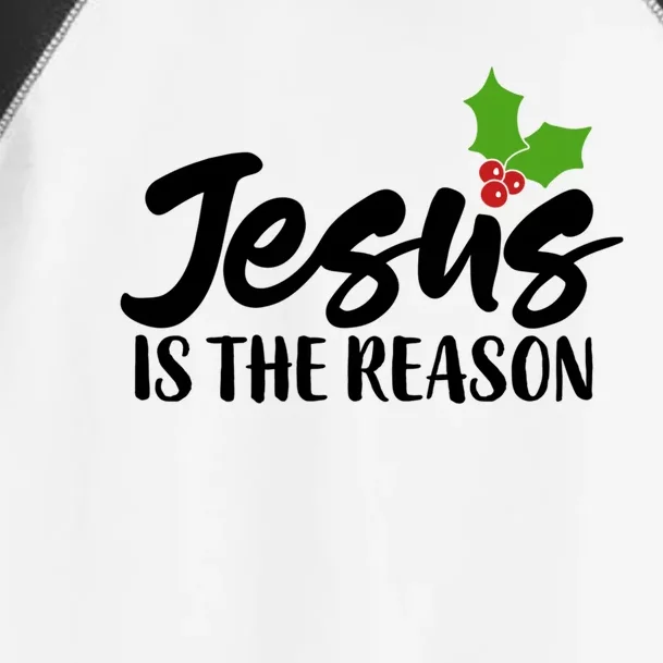 Christian Christ Gift Jesus Is The Reason For The Season Great Gift Toddler Fine Jersey T-Shirt