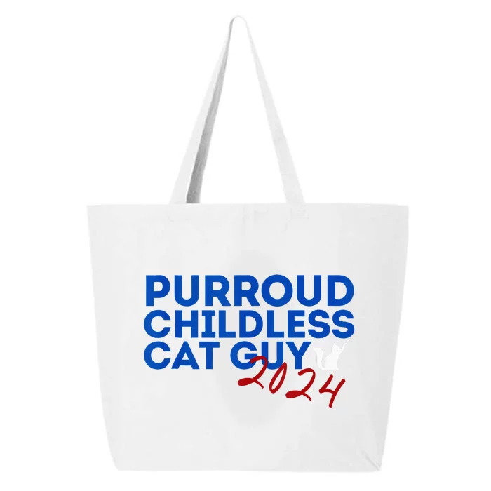 Childless Cat Guy Funny Childless Cat 2024 Childless Cat 25L Jumbo Tote