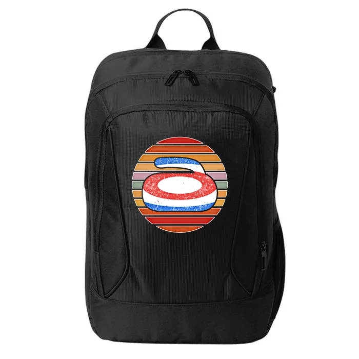 Curling Cool Gift City Backpack