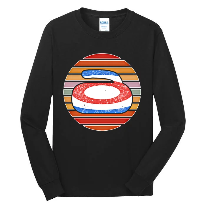 Curling Cool Gift Tall Long Sleeve T-Shirt