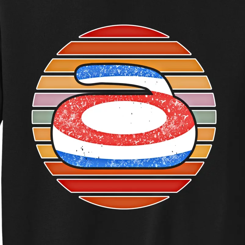 Curling Cool Gift Tall Sweatshirt