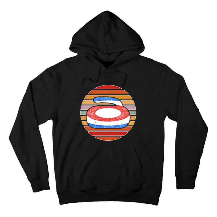 Curling Cool Gift Tall Hoodie