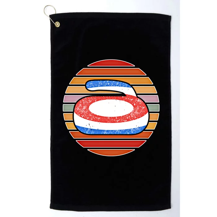 Curling Cool Gift Platinum Collection Golf Towel