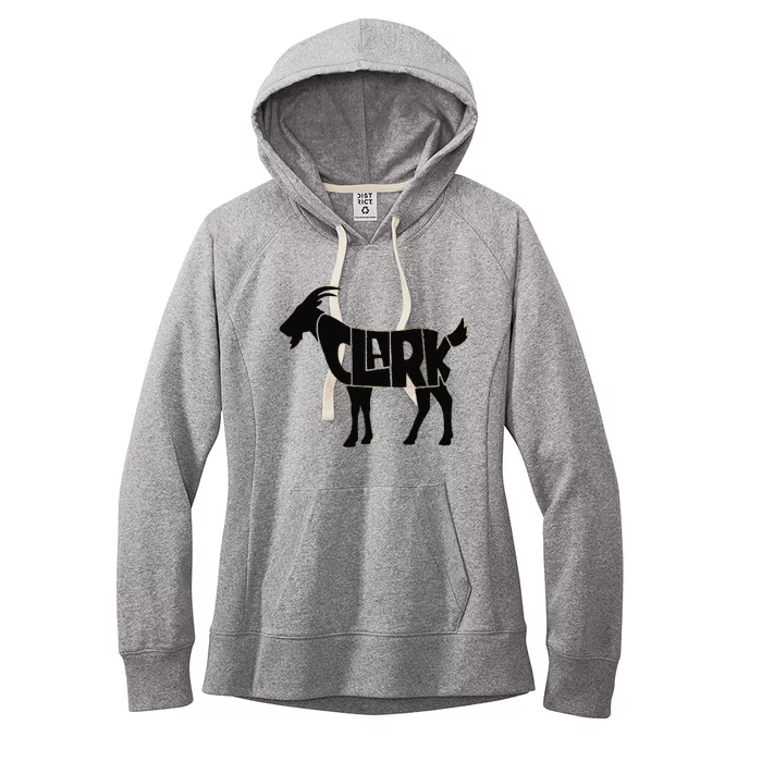 Cute Clark Goat Basketball Fan Gift Women's Fleece Hoodie