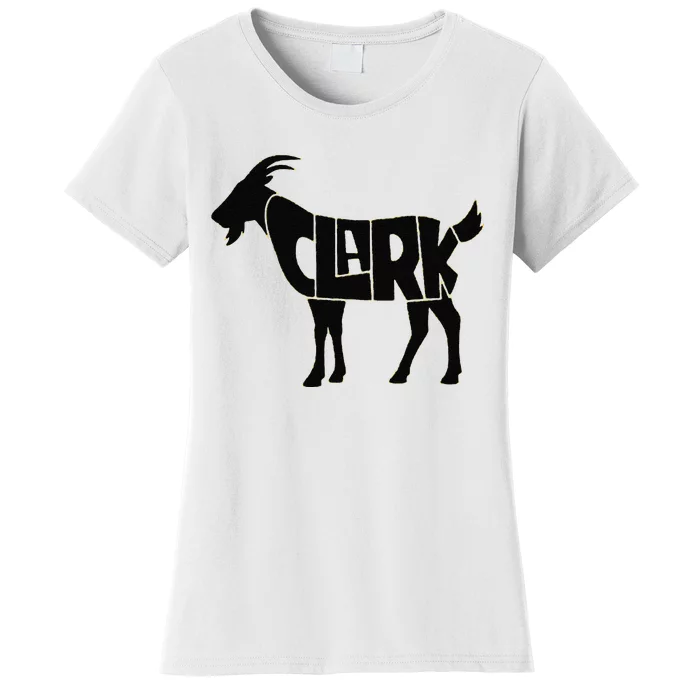 Cute Clark Goat Basketball Fan Gift Women's T-Shirt