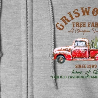 Cool Funny Griswold Christmas Tree Farm Full Zip Hoodie