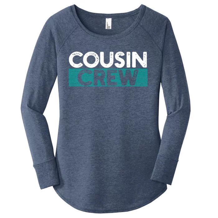 Cousin Crew Gift Women's Perfect Tri Tunic Long Sleeve Shirt