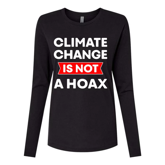 Climate Change Gift Womens Cotton Relaxed Long Sleeve T-Shirt