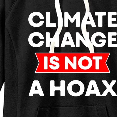 Climate Change Gift Women's Fleece Hoodie