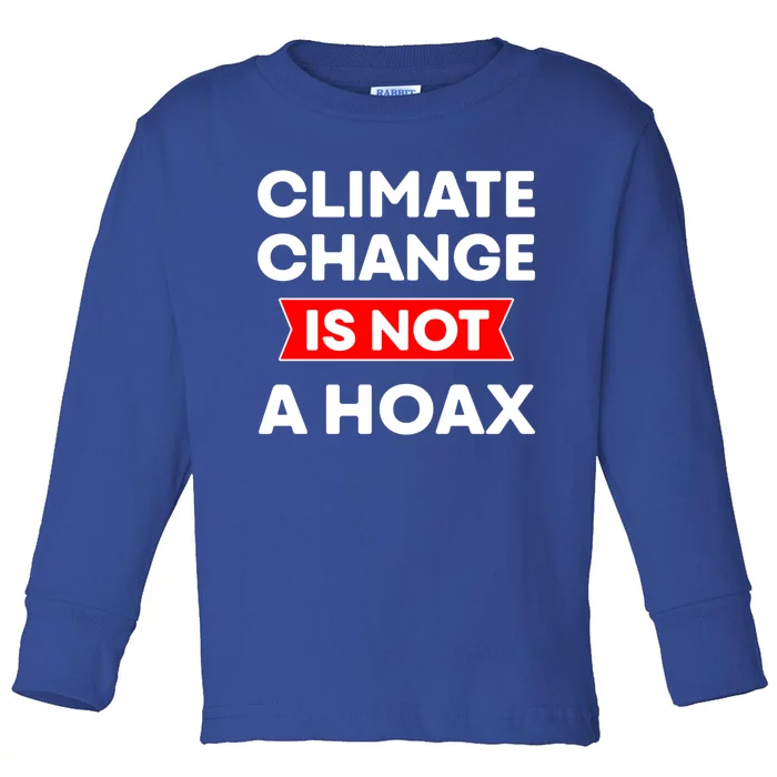 Climate Change Gift Toddler Long Sleeve Shirt