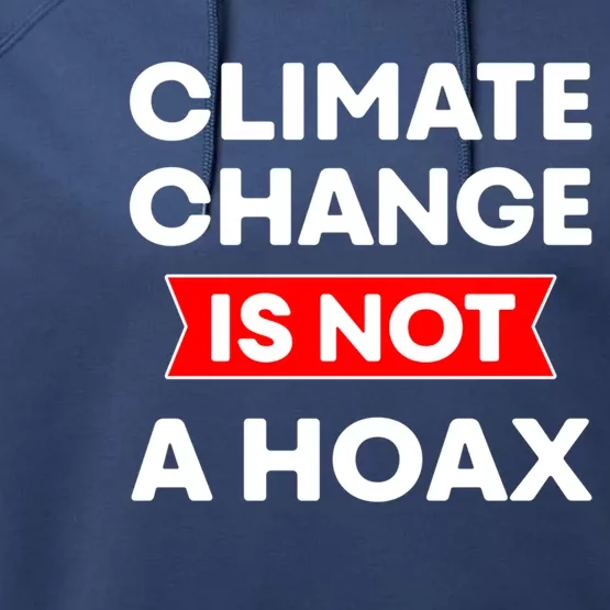 Climate Change Gift Performance Fleece Hoodie