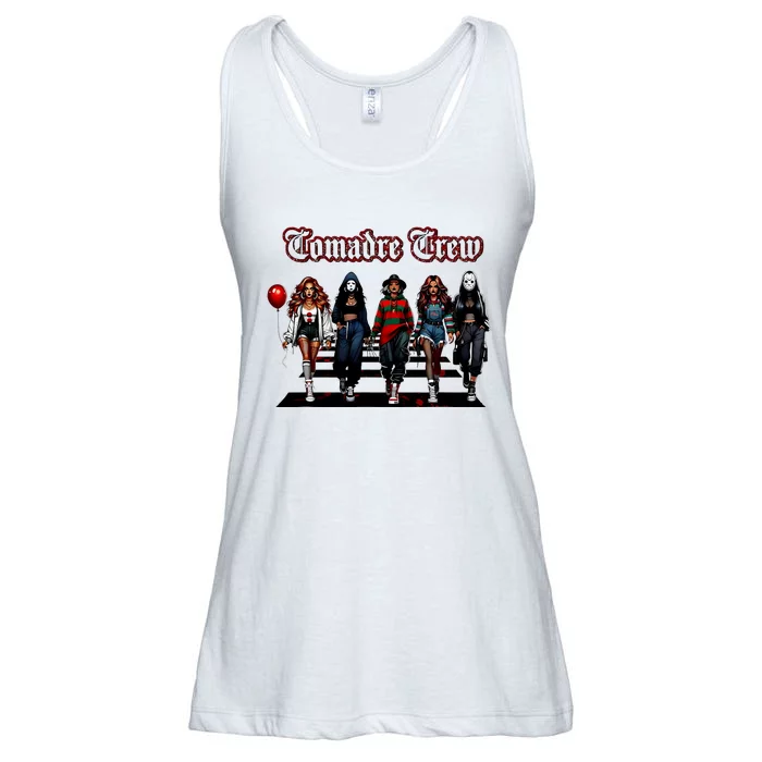 Comadre Crew Girly Horror Movie Character Halloween Ladies Essential Flowy Tank