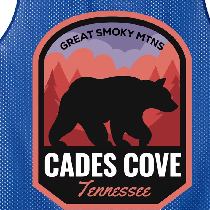 Cades Cove Great Smoky Mtns Tennessee Cute Gift Mesh Reversible Basketball Jersey Tank