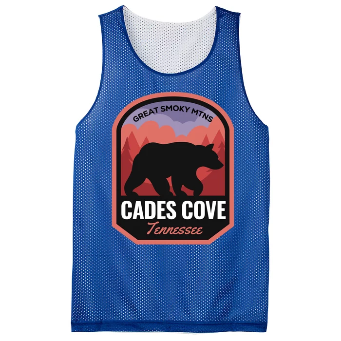 Cades Cove Great Smoky Mtns Tennessee Cute Gift Mesh Reversible Basketball Jersey Tank