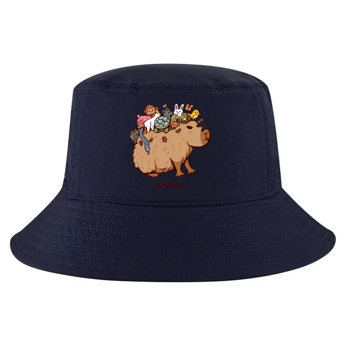 COMFYBARA Capybara Guinea Pig Cool Comfort Performance Bucket Hat