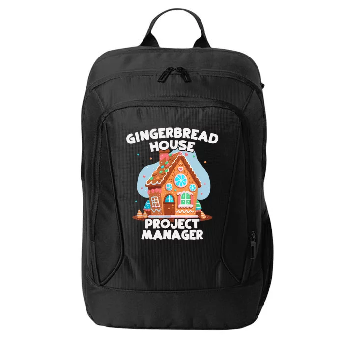 Cute Christmas Gingerbread House Project Manager City Backpack