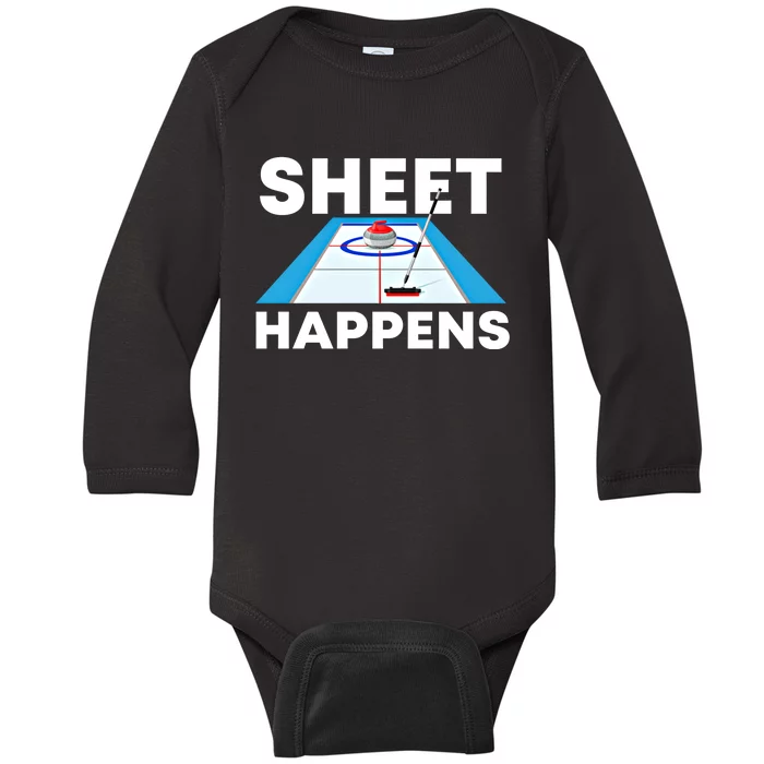 Curling Cute Gift Baby Long Sleeve Bodysuit