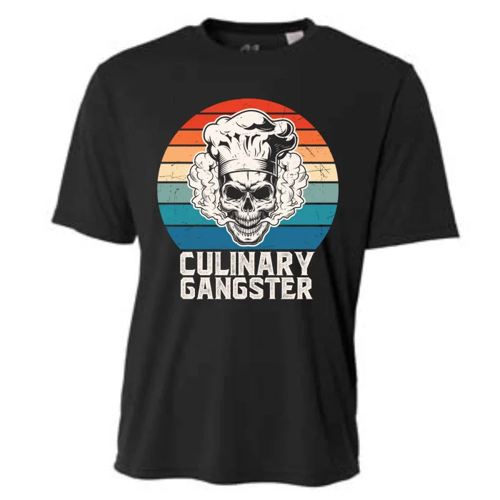 Cool Cooking Guru Culinary Gangster Funny Food Chef Gift Cooling Performance Crew T-Shirt