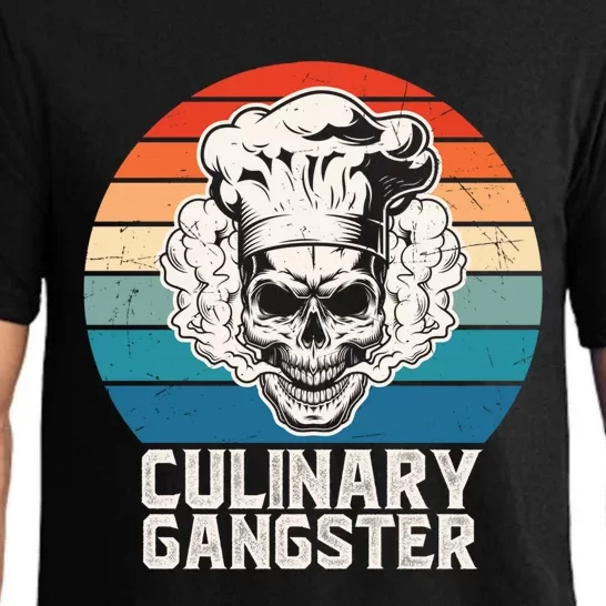 Cool Cooking Guru Culinary Gangster Funny Food Chef Gift Pajama Set