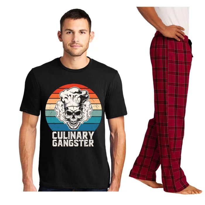 Cool Cooking Guru Culinary Gangster Funny Food Chef Gift Pajama Set