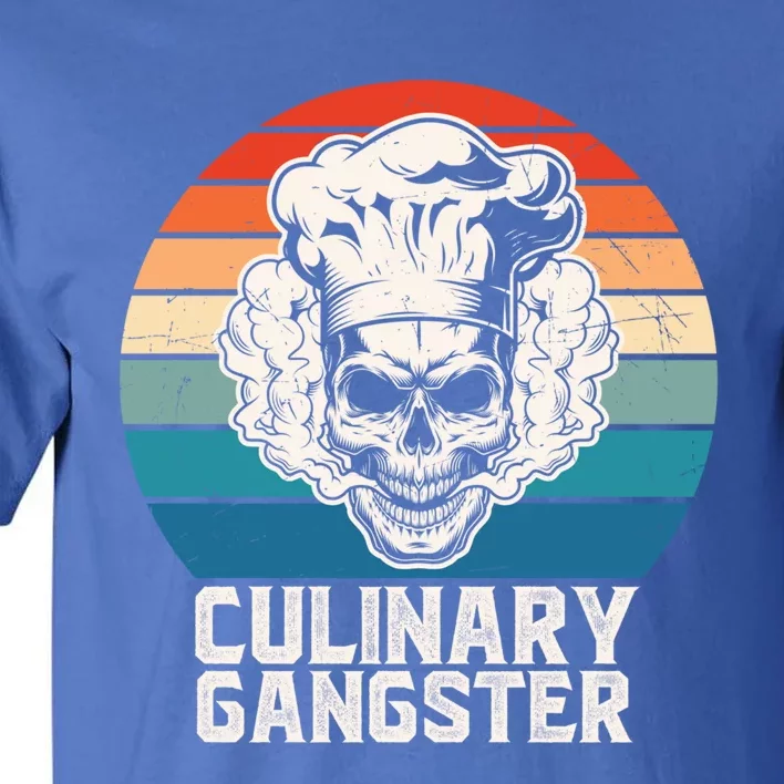 Cool Cooking Guru Culinary Gangster Funny Food Chef Gift Tall T-Shirt