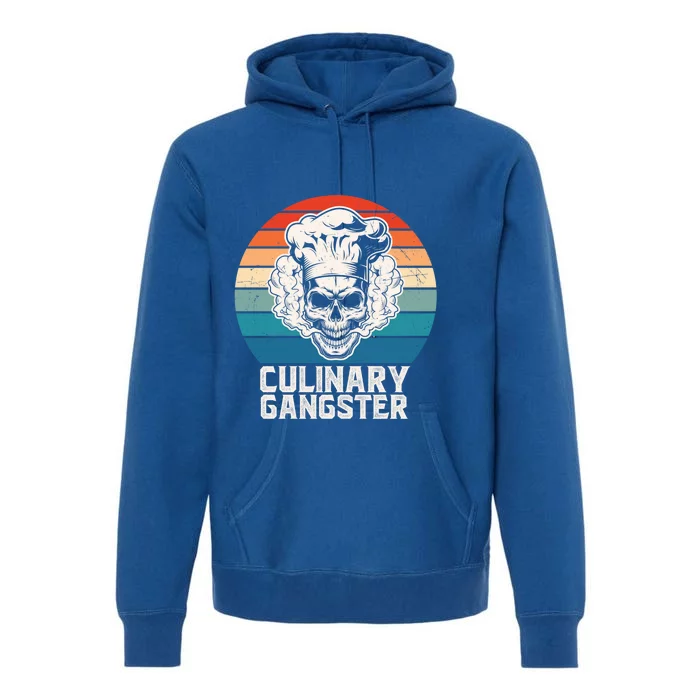 Cool Cooking Guru Culinary Gangster Funny Food Chef Gift Premium Hoodie