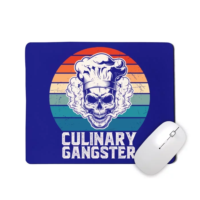 Cool Cooking Guru Culinary Gangster Funny Food Chef Gift Mousepad