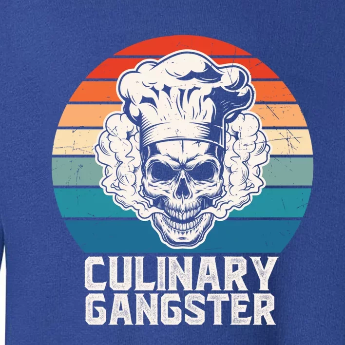 Cool Cooking Guru Culinary Gangster Funny Food Chef Gift Toddler Sweatshirt