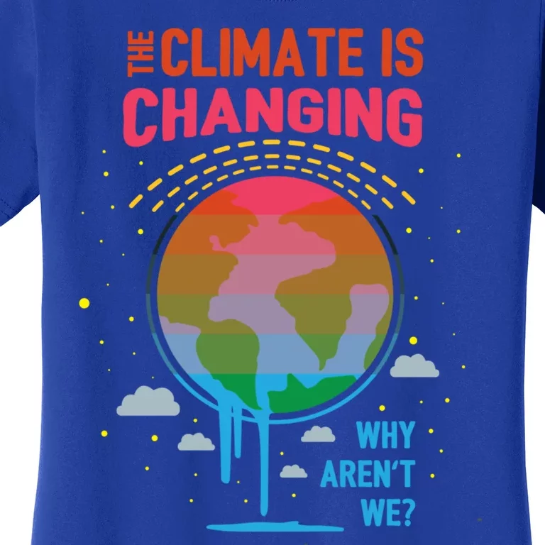 Climate Change Global Warming Awareness Earth Day Gift Women's T-Shirt