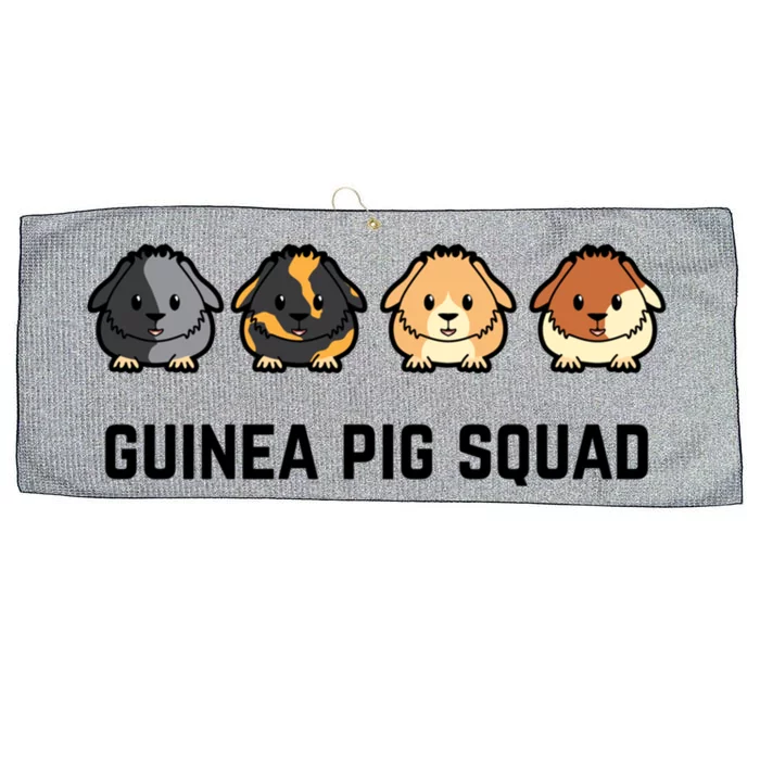 Cute Cavy Guinea Pig Rodent Team Squad Great Gift Large Microfiber Waffle Golf Towel