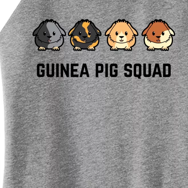 Cute Cavy Guinea Pig Rodent Team Squad Great Gift Women’s Perfect Tri Rocker Tank