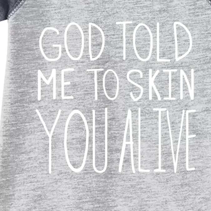 Chloe Cole God Told Me To Skin You Alive Infant Baby Jersey Bodysuit