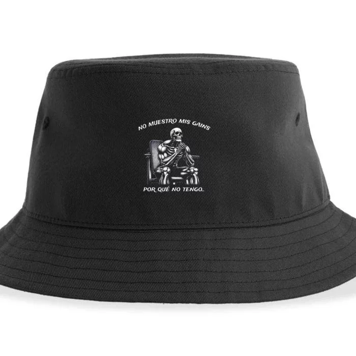 Calacas Chidas Gym Mexican Sayings Sustainable Bucket Hat