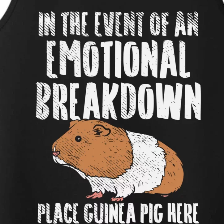 Cute Cavy Gift Guinea Pig Gift Performance Tank