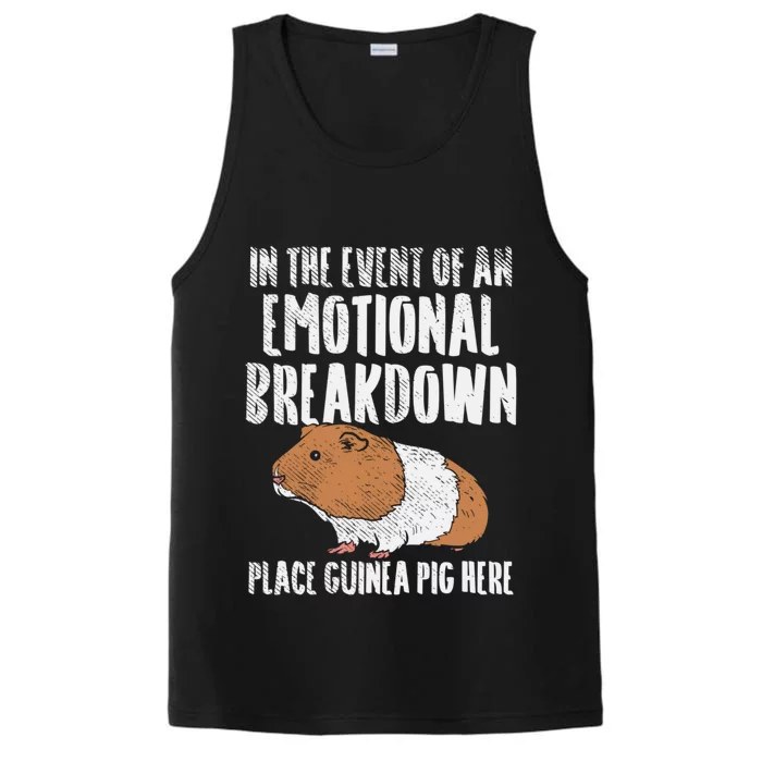 Cute Cavy Gift Guinea Pig Gift Performance Tank