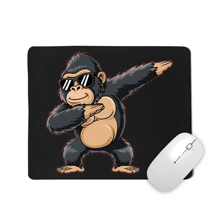 Cool Cartoon Gorilla Dabbing Funny Mousepad