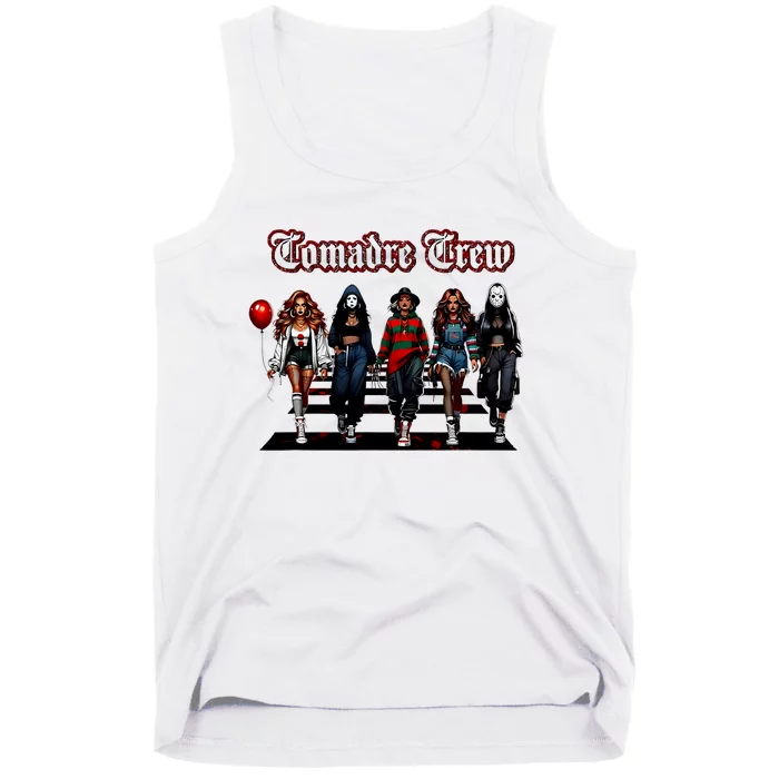 Comadre Crew Girly Horror Movie Character Halloween Tank Top