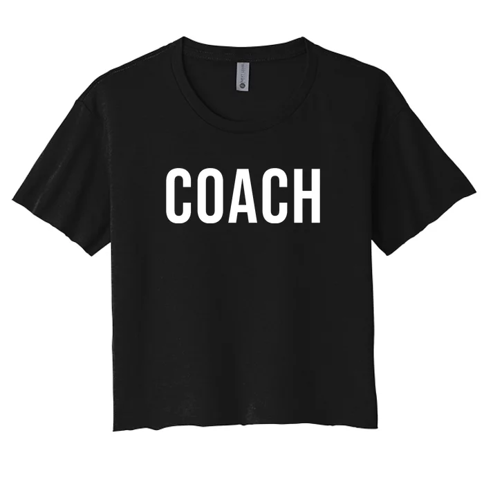 Coach Coaches Gift Women's Crop Top Tee