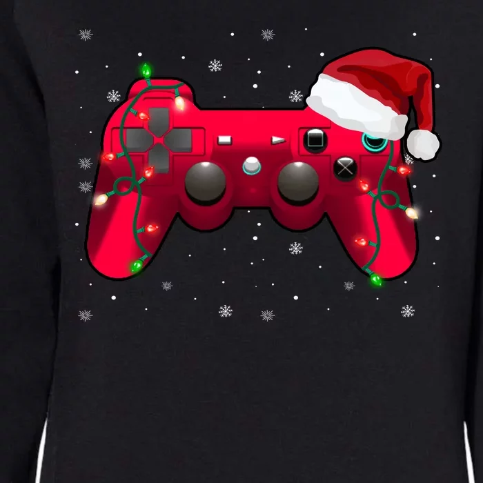 Christmas Controller Gamer Gift Womens California Wash Sweatshirt