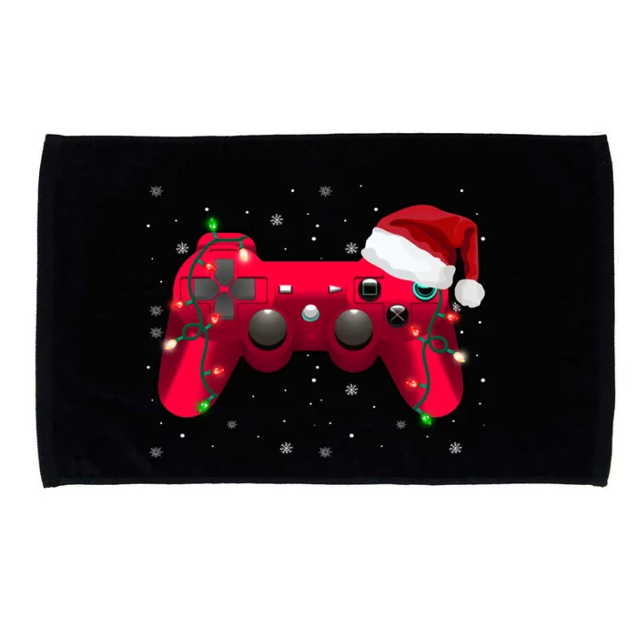 Christmas Controller Gamer Gift Microfiber Hand Towel