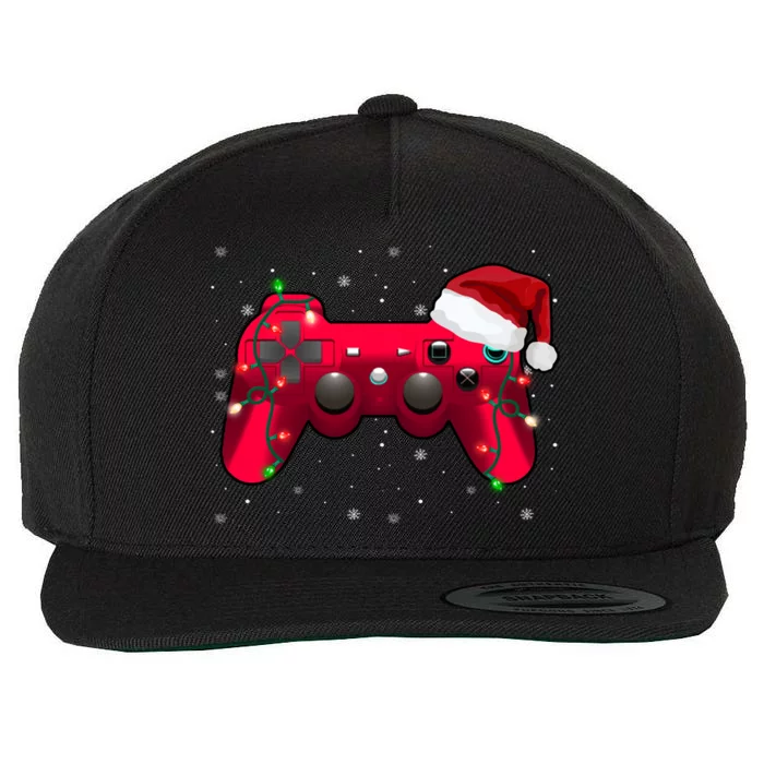 Christmas Controller Gamer Gift Wool Snapback Cap