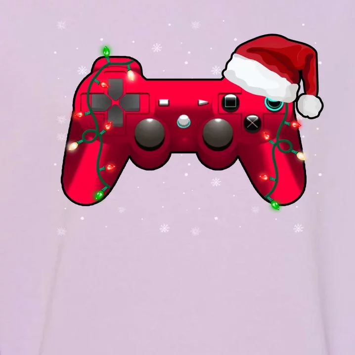 Christmas Controller Gamer Gift Garment-Dyed Sweatshirt