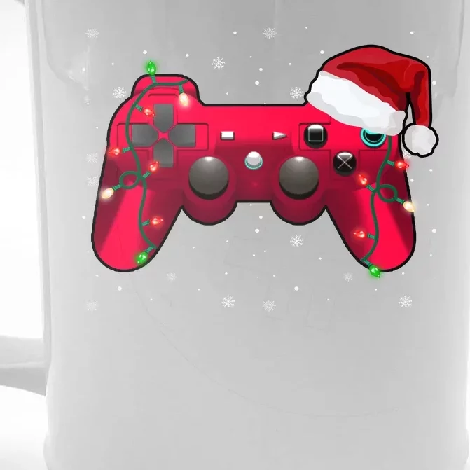 Christmas Controller Gamer Gift Front & Back Beer Stein