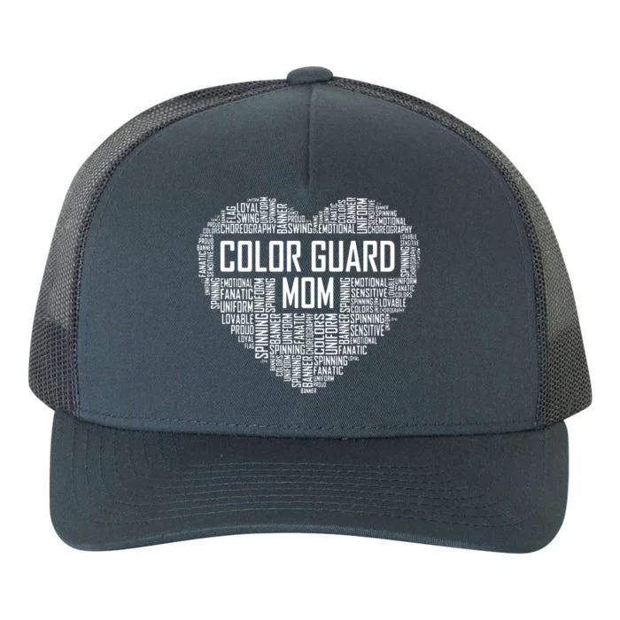 Cute Color Guard Mom Gift Colorguard Marching Band Yupoong Adult 5-Panel Trucker Hat