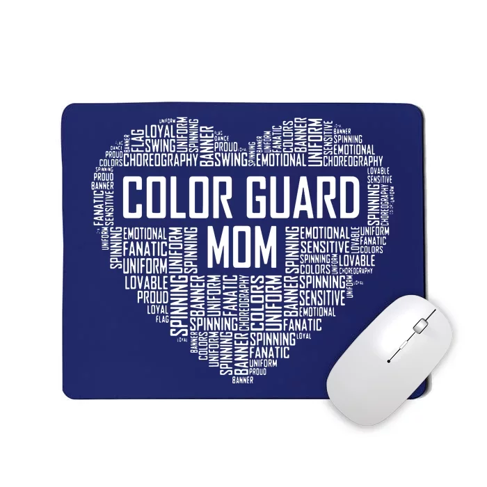 Cute Color Guard Mom Gift Colorguard Marching Band Mousepad